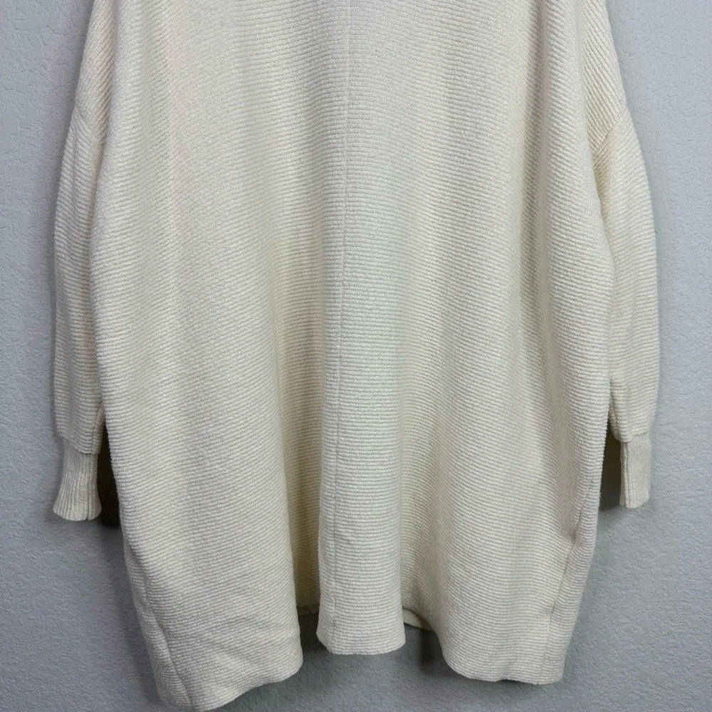 Free People Sweater Women S Beige Knit Oversized Textured Boho Neutral Lagenlook